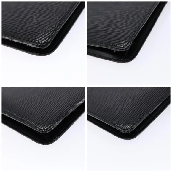 LOUIS VUITTON Epi Pochette Homme Clutch Bag Black Noir M52522 LV Auth 139251 - Picture 16 of 16